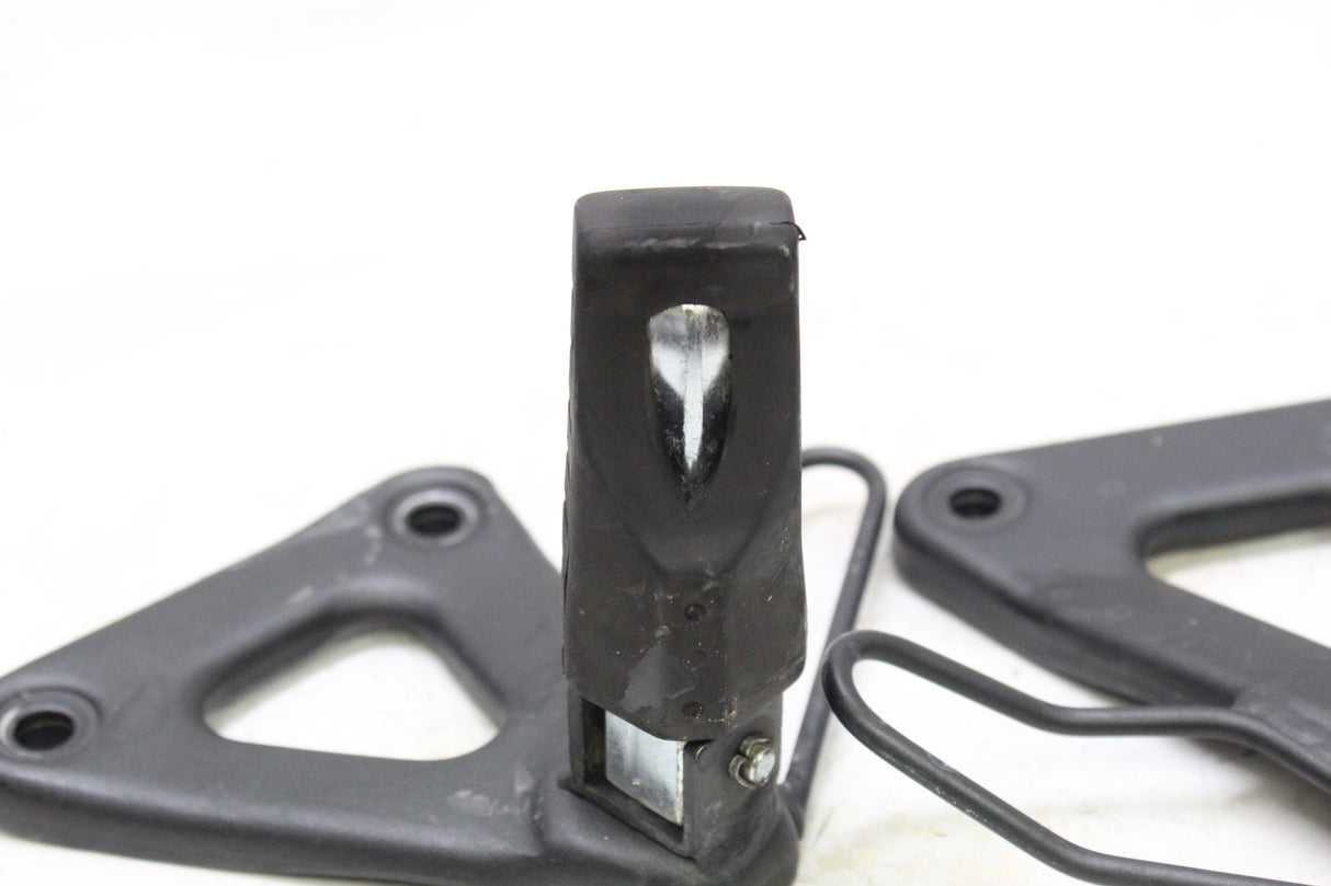 2011 KAWASAKI KLR650 OEM REAR PASSENGER FOOT PEGS FOOTRESTS BRACKETS PAIR