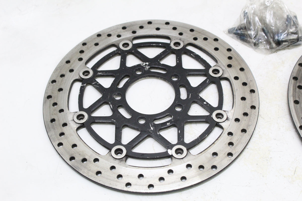 2004 SUZUKI GSXR600 OEM FRONT BRAKE ROTOR DISC SET PAIR