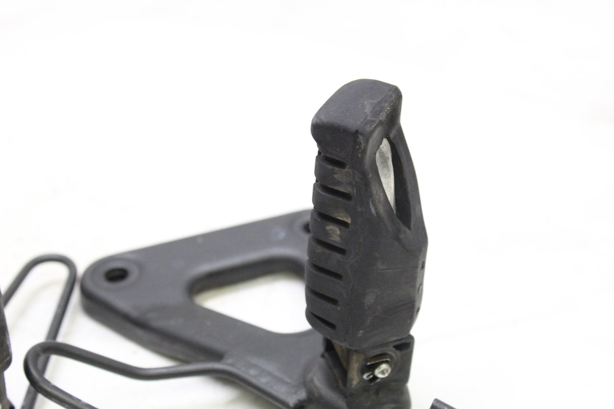 2011 KAWASAKI KLR650 OEM REAR PASSENGER FOOT PEGS FOOTRESTS BRACKETS PAIR