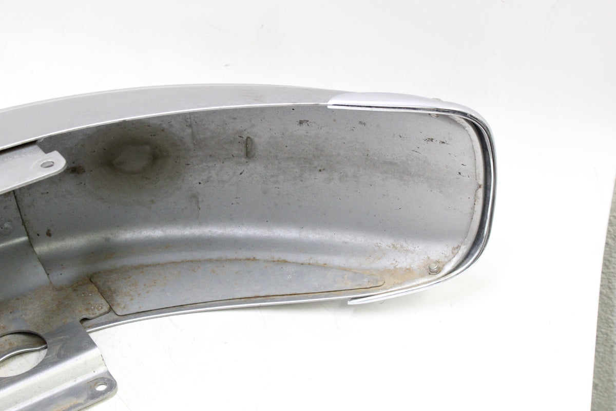 2005 KAWASAKI VULCAN 1500 VN1500 OEM FRONT FENDER SILVER CHROME TRIM