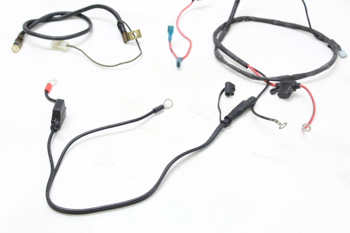 2011 KAWASAKI KLR650 BATTERY CABLE WIRE LEAD RING TERMINALS W FUSES