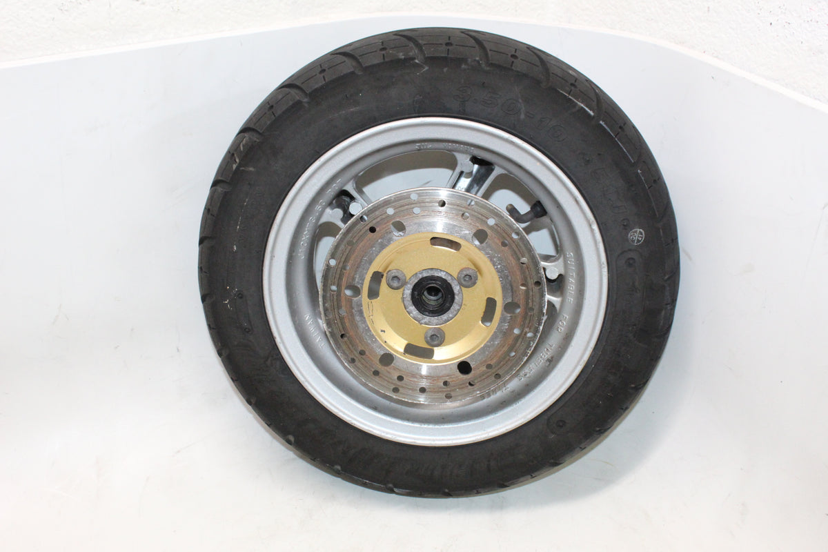 2002 Yamaha Zuma 50 YW50 OEM Front Wheel Rim With Tire And Brake Rotor