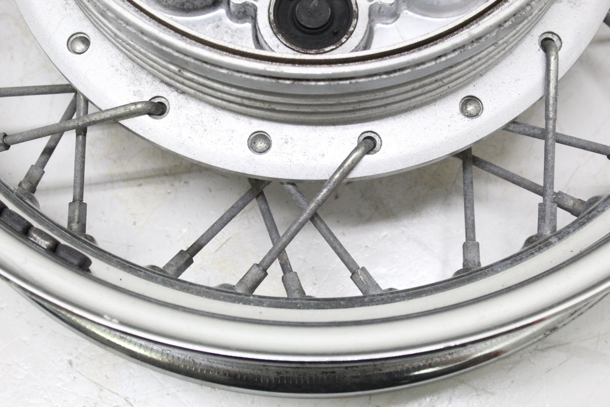 2007 YAMAHA XVS650 V STAR 650 OEM REAR WHEEL RIM HUB SPOKES 15X3.50