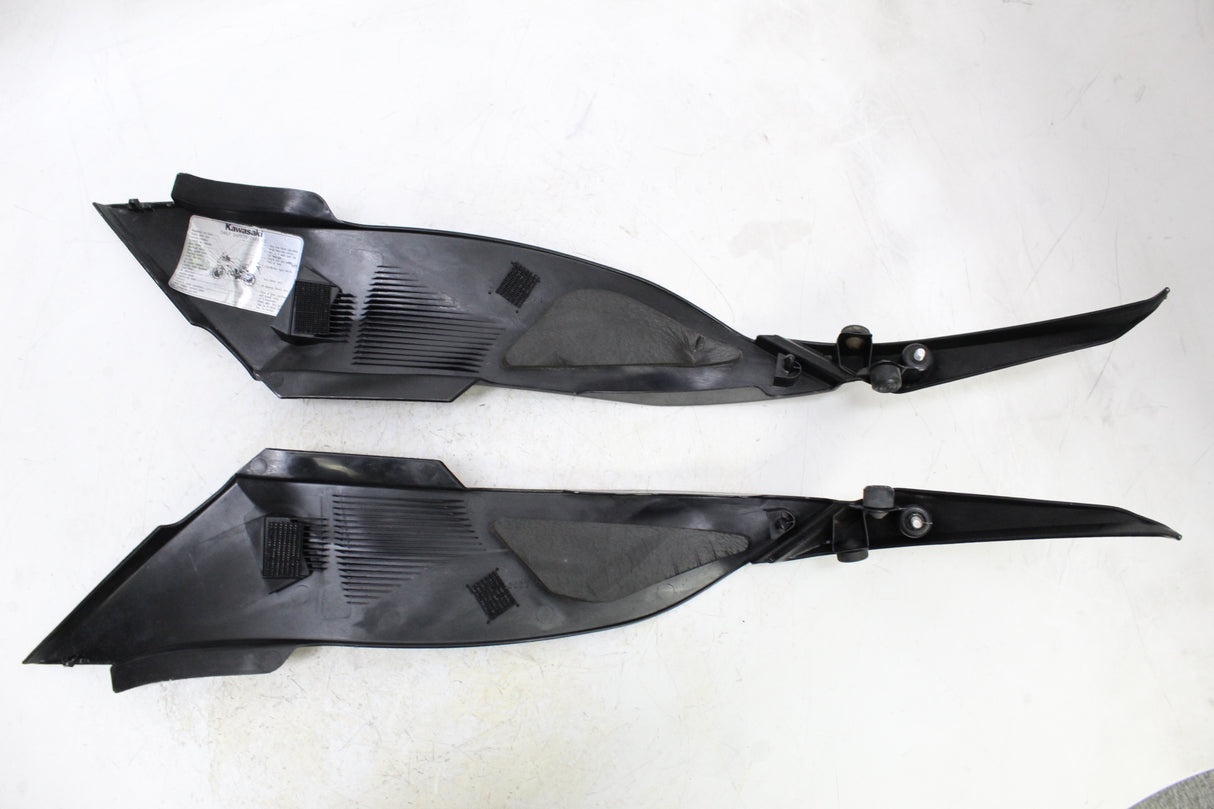 2009 Kawasaki Ninja ZX6R OEM SIDE FAIRING COWL PLASTIC PAIR