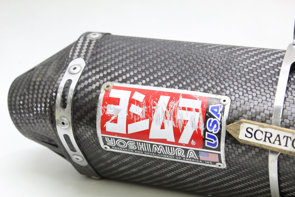 2007 Yamaha YZF R6S EXHAUST PIPE MUFFLER SLIP ON CAN SILENCER YOSHIMURA