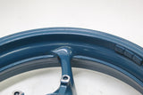 2005 YAMAHA YZF R6 OEM FRONT WHEEL RIM 17X3.50 BLUE