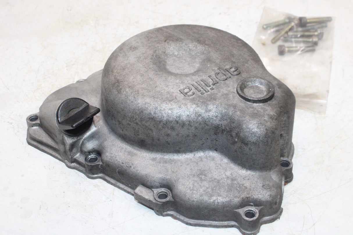 2002 Aprilia Scarabeo 150 OEM STATOR ALTERNATOR COVER ENGINE MOTOR SIDE CASE