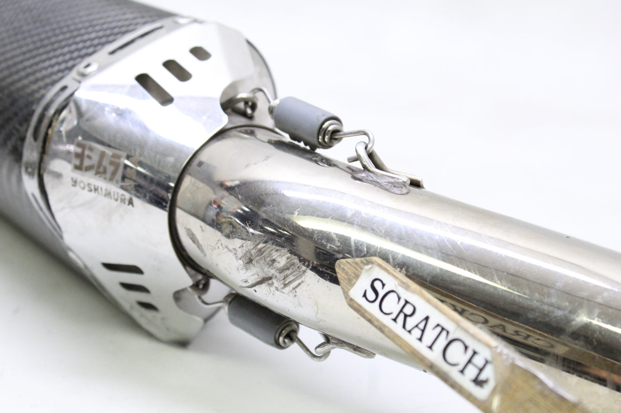 2007 Yamaha YZF R6S EXHAUST PIPE MUFFLER SLIP ON CAN SILENCER YOSHIMURA