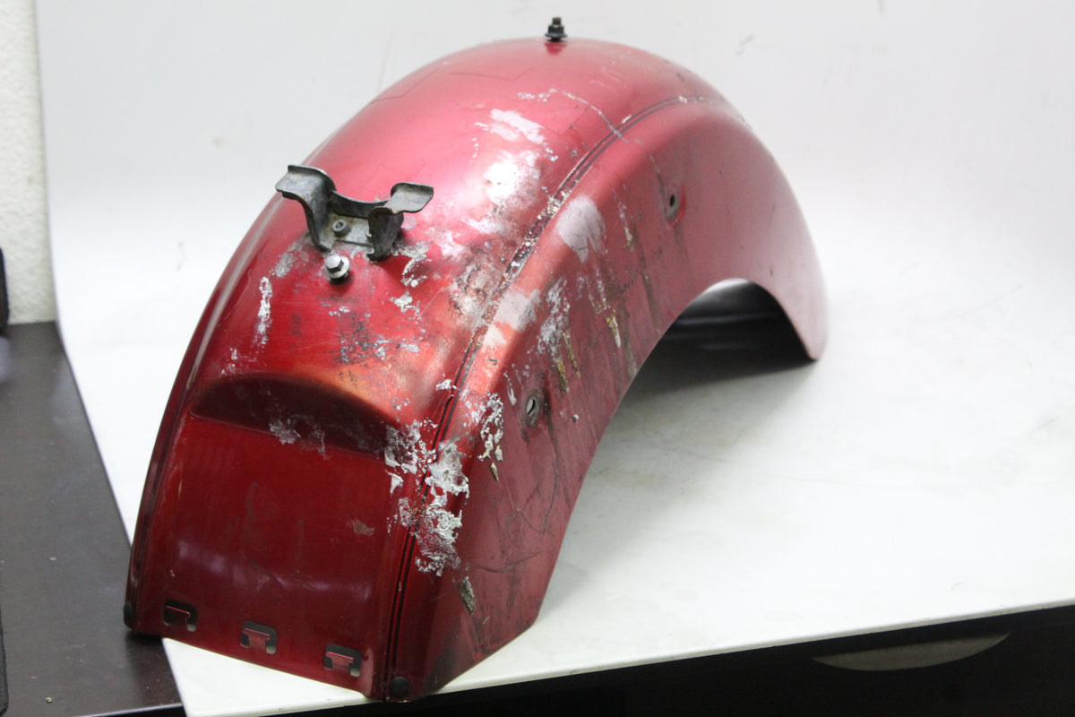 2007 YAMAHA XVS650 V STAR 650 OEM REAR FENDER RED CLASSIC