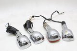 2007 Honda Rebel 250 CMX250CL OEM CHROME FRONT REAR TURN SIGNAL LIGHTS SET OF 4