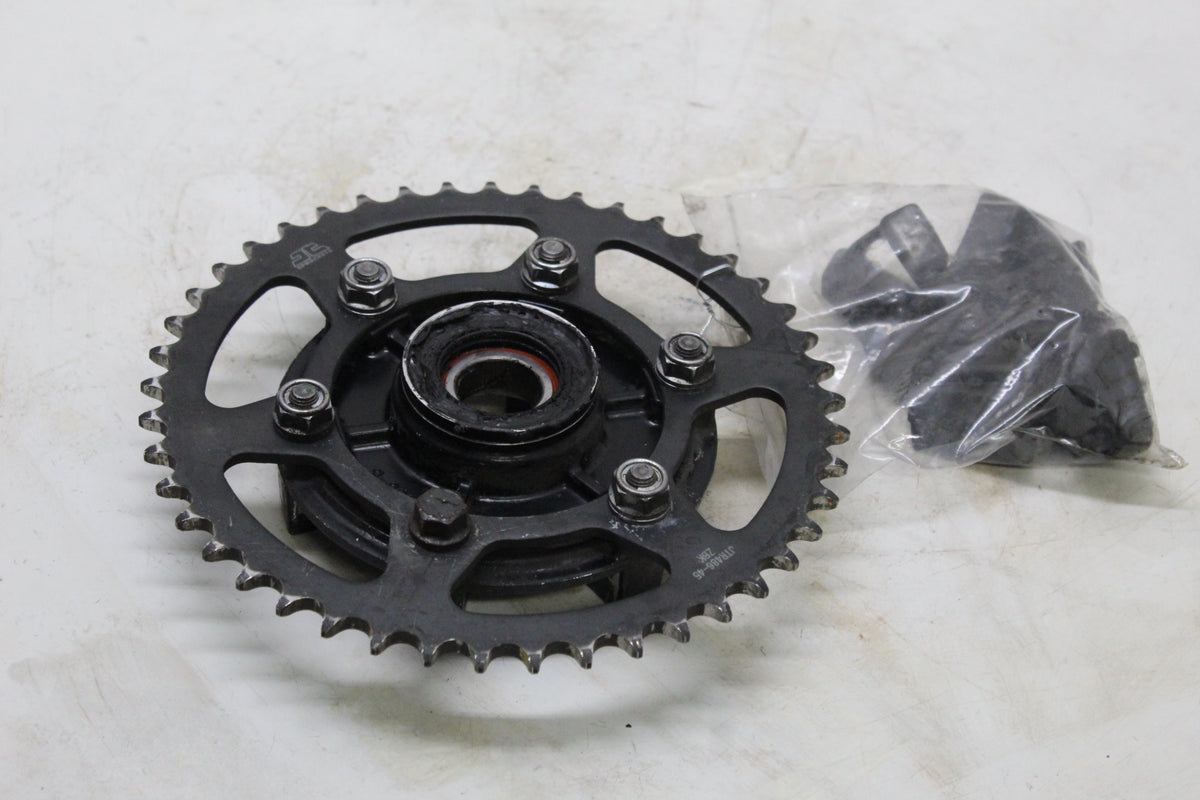 2009 Yamaha YZF R6S Rear Sprocket Carrier Hub With Sprocket And Cush Dampers