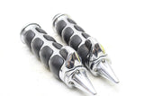 2005 KAWASAKI VULCAN 1500 VN1500 Chrome Rubber Spike Grips Pair Palm Rest