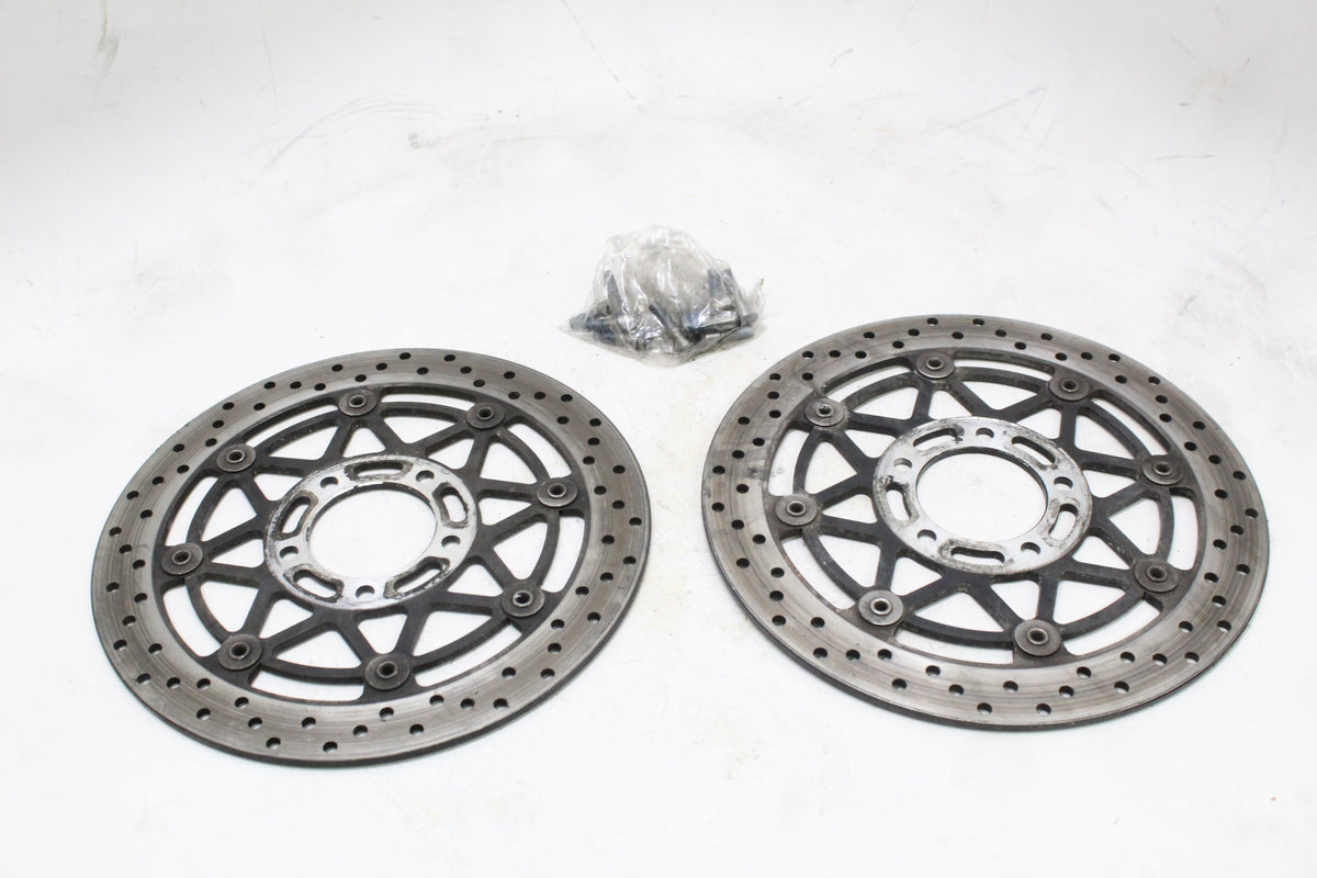 2004 SUZUKI GSXR600 OEM FRONT BRAKE ROTOR DISC SET PAIR
