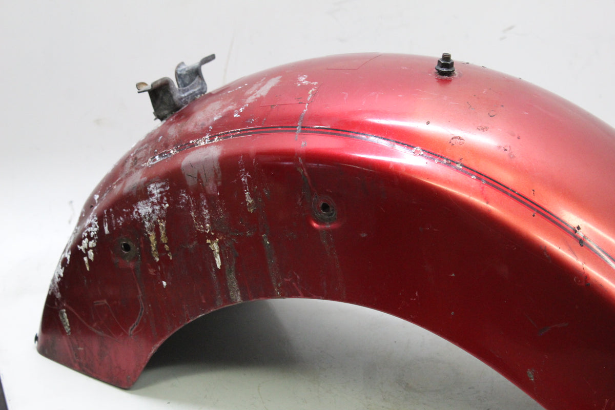 2007 YAMAHA XVS650 V STAR 650 OEM REAR FENDER RED CLASSIC