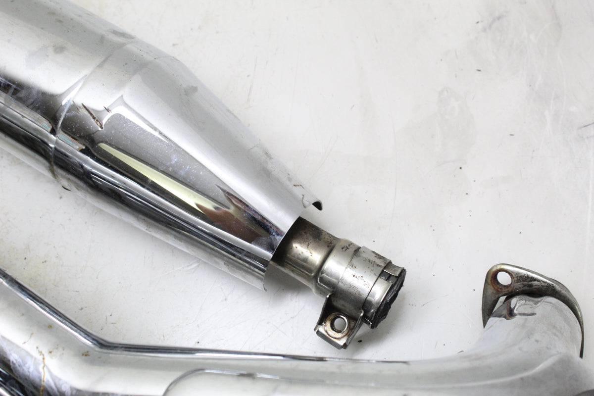 2007 YAMAHA XVS650 V STAR 650 OEM EXHAUST MUFFLER SET PAIR