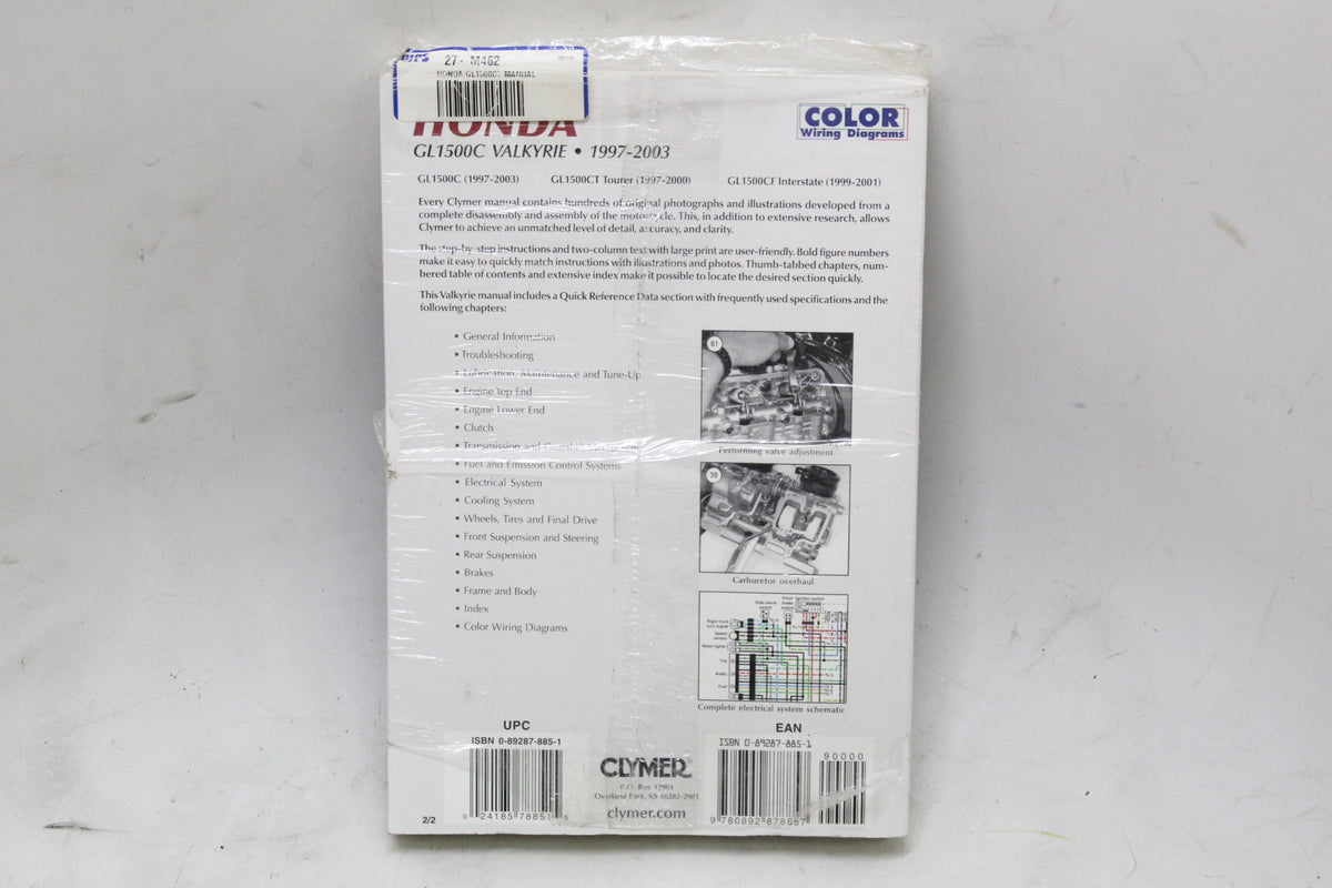 1997-2003 Honda GL1500C Valkyrie Clymer Service Repair Manual
