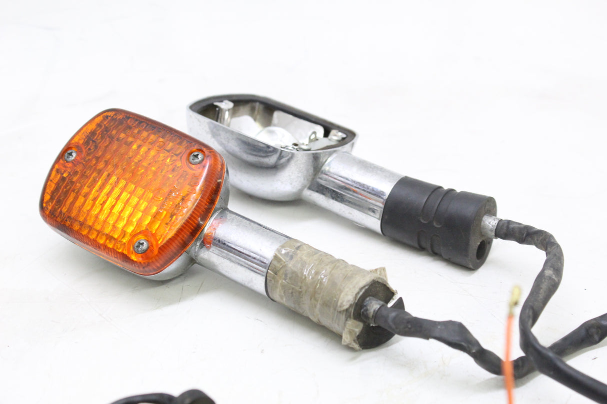 2007 Honda Rebel 250 CMX250CL OEM CHROME FRONT REAR TURN SIGNAL LIGHTS SET OF 4
