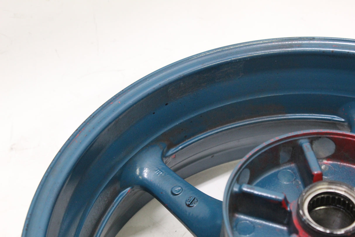 2005 YAMAHA YZF R6 OEM REAR WHEEL RIM 17X3.50 BLUE