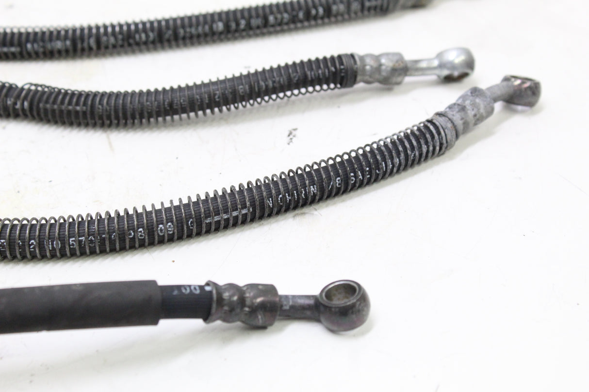 1992 KAWASAKI NINJA 600R ZX600C OEM FRONT REAR BRAKE HOSES LINES SET
