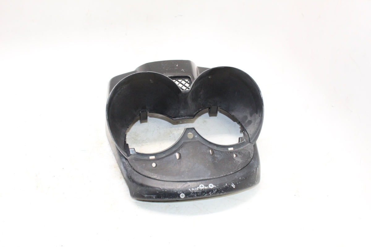 2002 Yamaha Zuma 50 YW50 OEM Front Headlight Fairing Outer Leg Shield Black