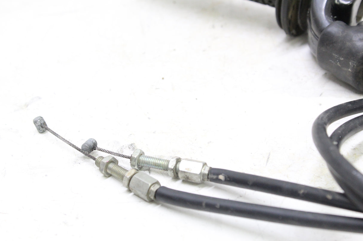 2011 KAWASAKI KLR650 OEM RIGHT THROTTLE GRIP W CABLES HOUSING