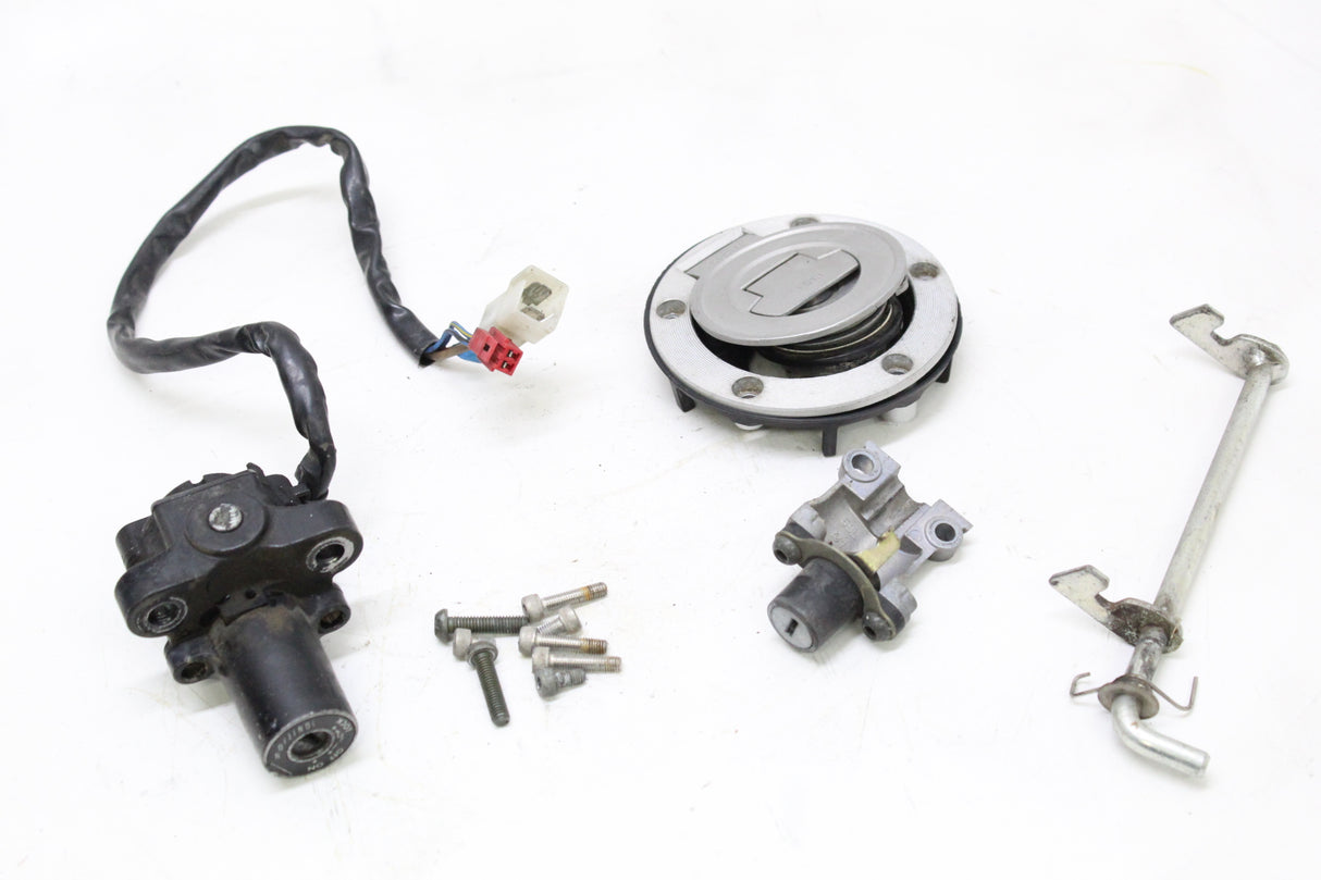 2007 Yamaha YZF R6S OEM IGNITION LOCK SET W/ GAS CAP SEAT LOCK !no Key!