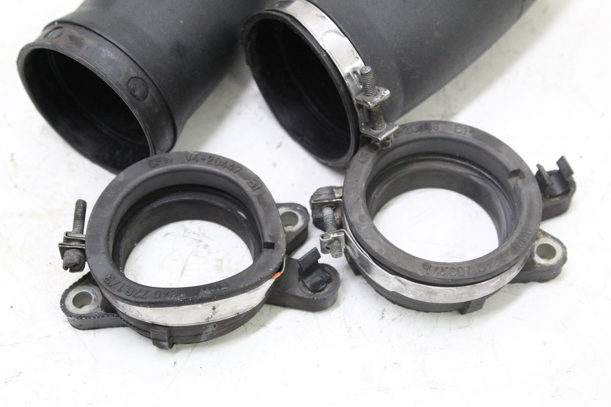 2000 BMW R1100RT OEM LEFT RIGHT AIR INTAKE DUCT BOOT MANIFOLD CLAMP SET
