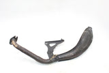 2002 Yamaha Zuma 50 YW50 Exhaust Pipe Expansion Chamber With Mounting Bracket
