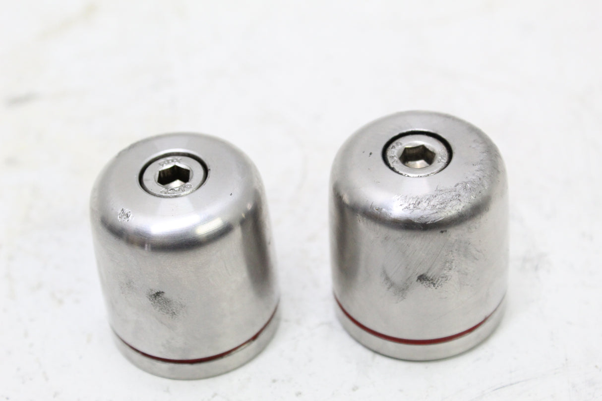 2000 BMW R1100RT OEM HANDLEBAR BAR END WEIGHTS CAPS PAIR