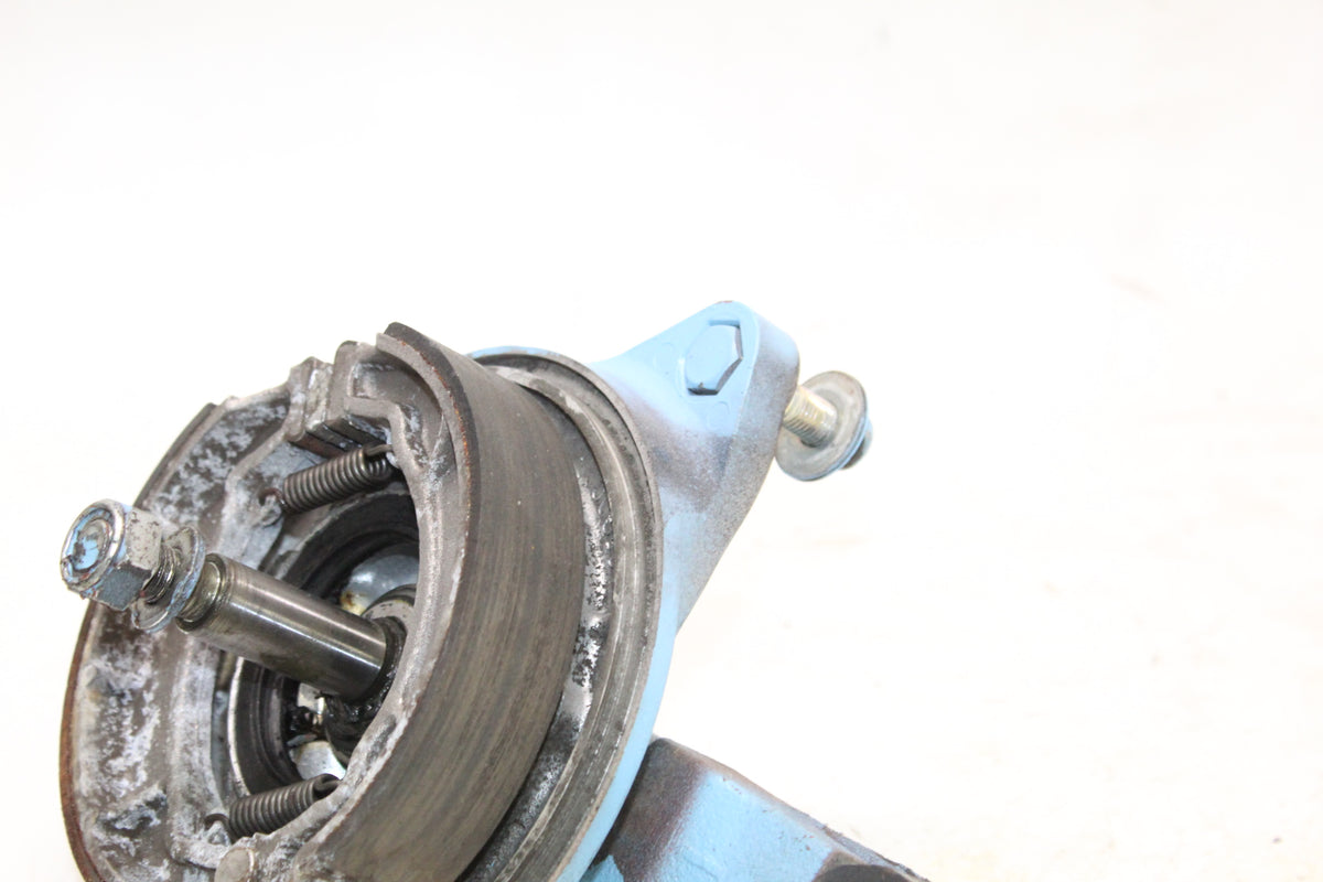1983 Yamaha XC180 Riva OEM Front Brake Panel Shoes Axle Suspension Arm