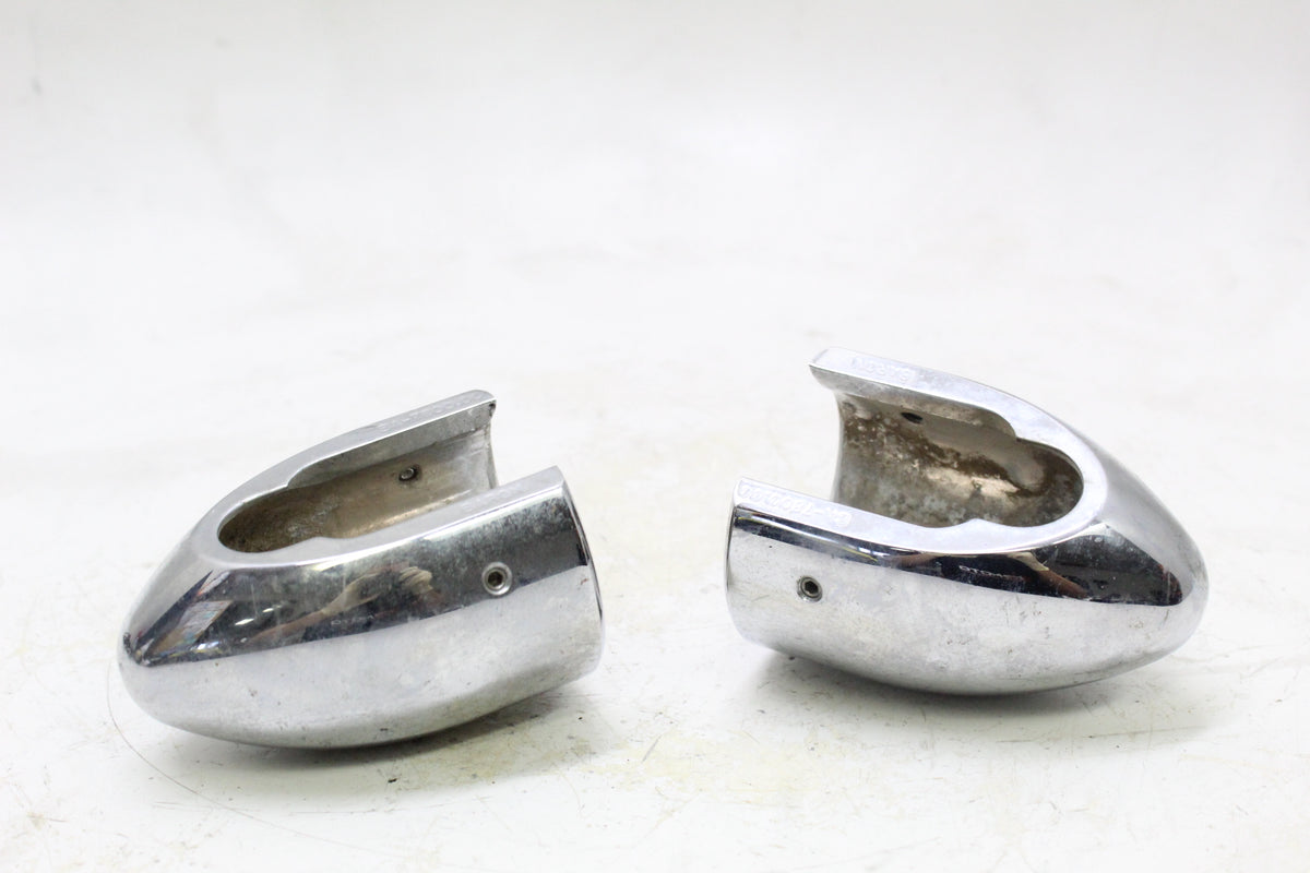 2005 KAWASAKI VULCAN 1500 VN1500 Chrome Bullet Front Axle Nut Covers Pair