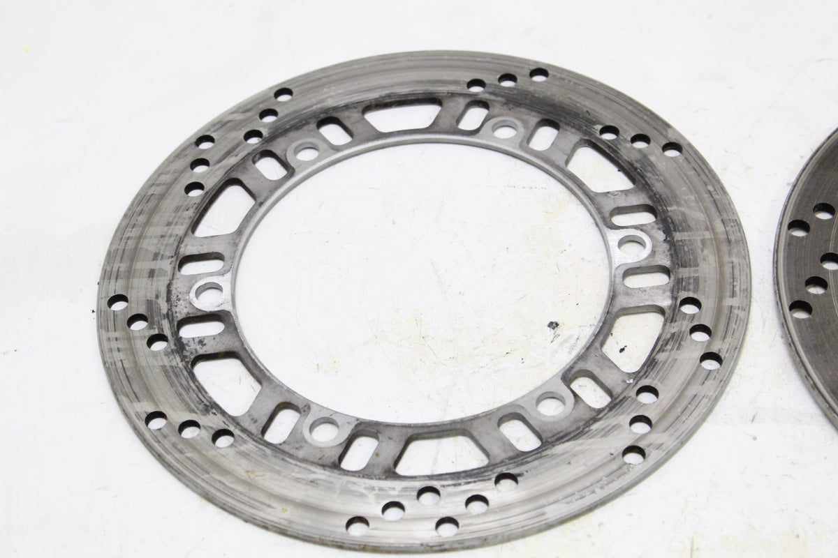 1992 KAWASAKI NINJA 600R ZX600C OEM FRONT BRAKE ROTORS DISCS PAIR