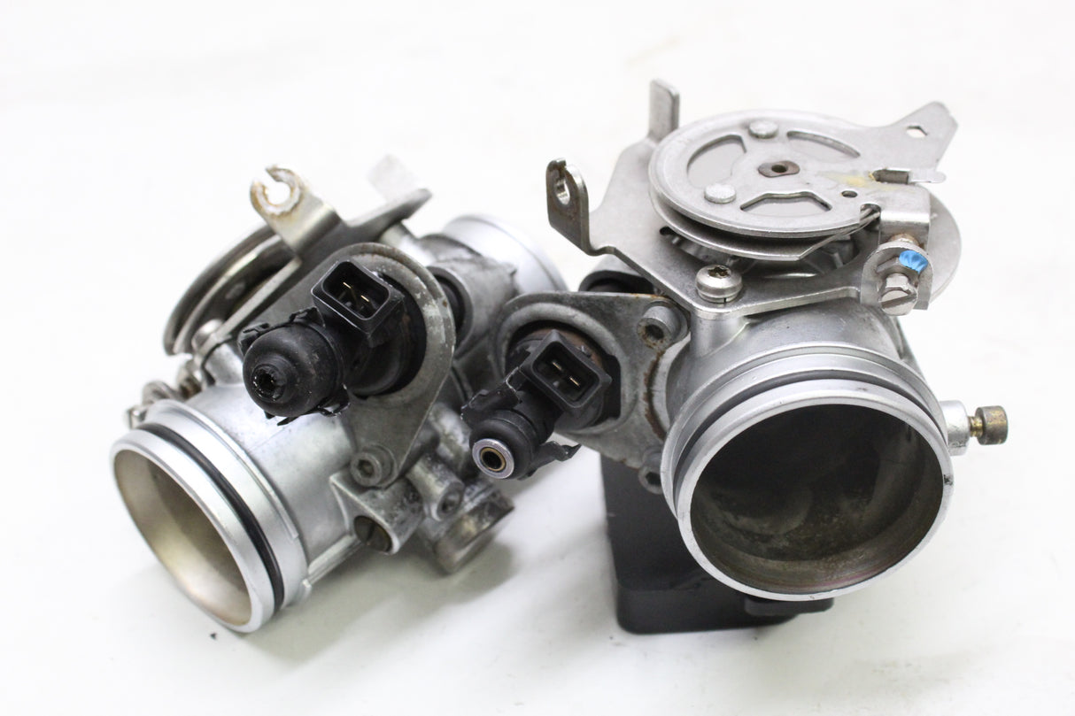 2000 BMW R1100RT OEM LEFT RIGHT THROTTLE BODY PAIR W BOSCH TPS