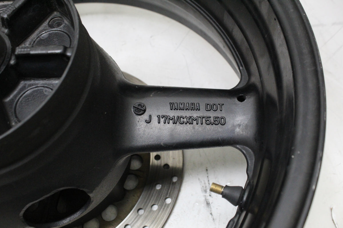 2003 YAMAHA FZ1 FZS1000 FAZER OEM REAR WHEEL RIM 17X5.50 W BRAKE ROTOR