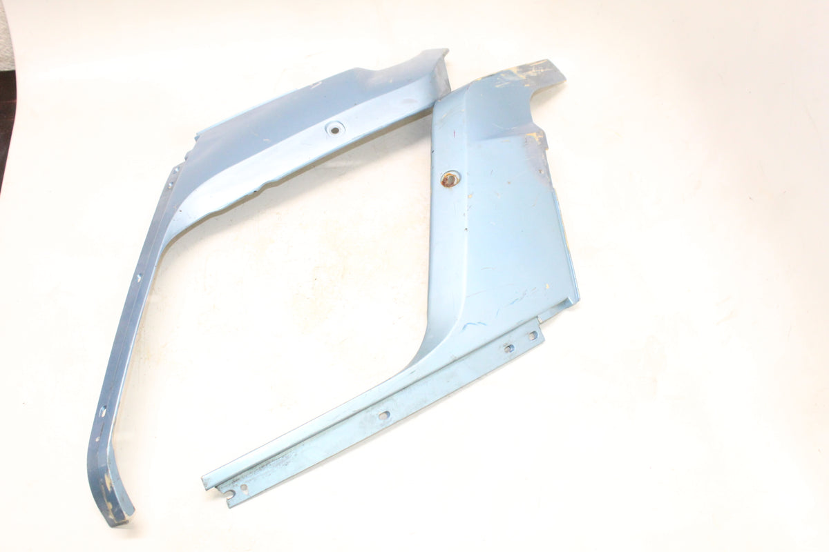 1983 Yamaha XC180 Riva 180 OEM Floor Board Side Rail Covers Pair