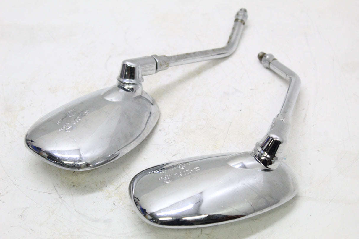 2007 YAMAHA XVS650 V STAR 650 OEM LEFT RIGHT REAR VIEW MIRROR SET