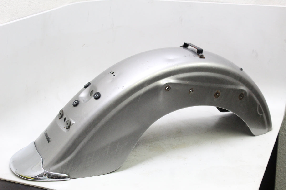 2005 KAWASAKI VULCAN 1500 VN1500 CLASSIC OEM REAR FENDER SILVER CHROME TIP