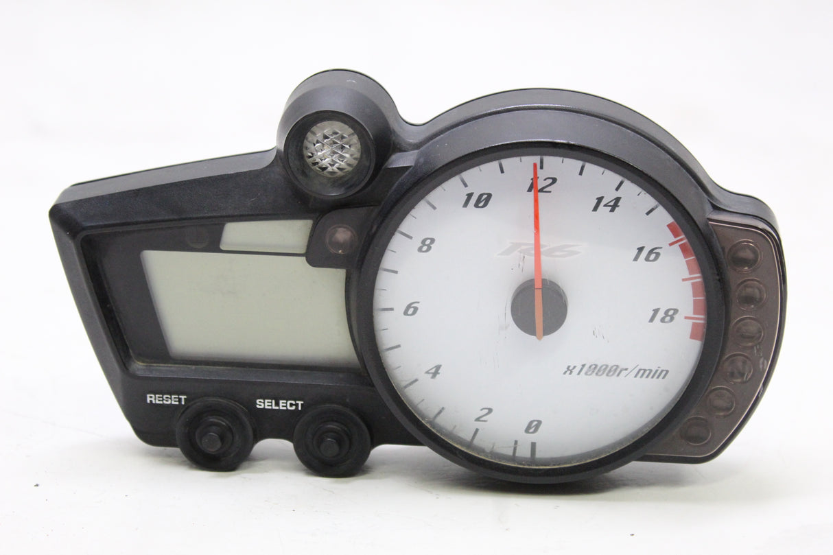 2007 Yamaha YZF R6S OEM SPEEDO GAUGES DISPLAY CLUSTER SPEEDOMETER TACHOMETER