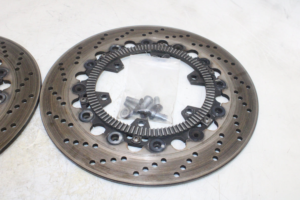 2001 BMW R1100RT OEM FRONT LEFT RIGHT BRAKE ROTORS DISCS