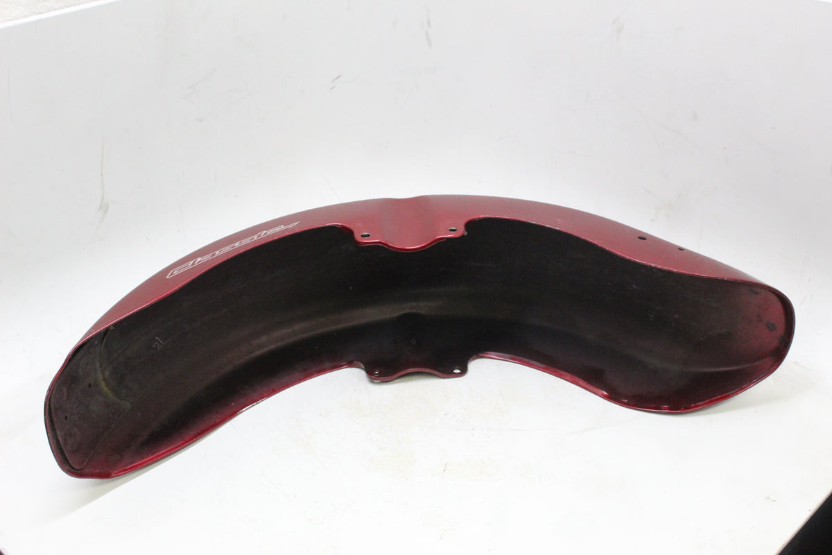 2007 YAMAHA XVS650 V STAR 650 OEM FRONT FENDER RED BLACK CLASSIC