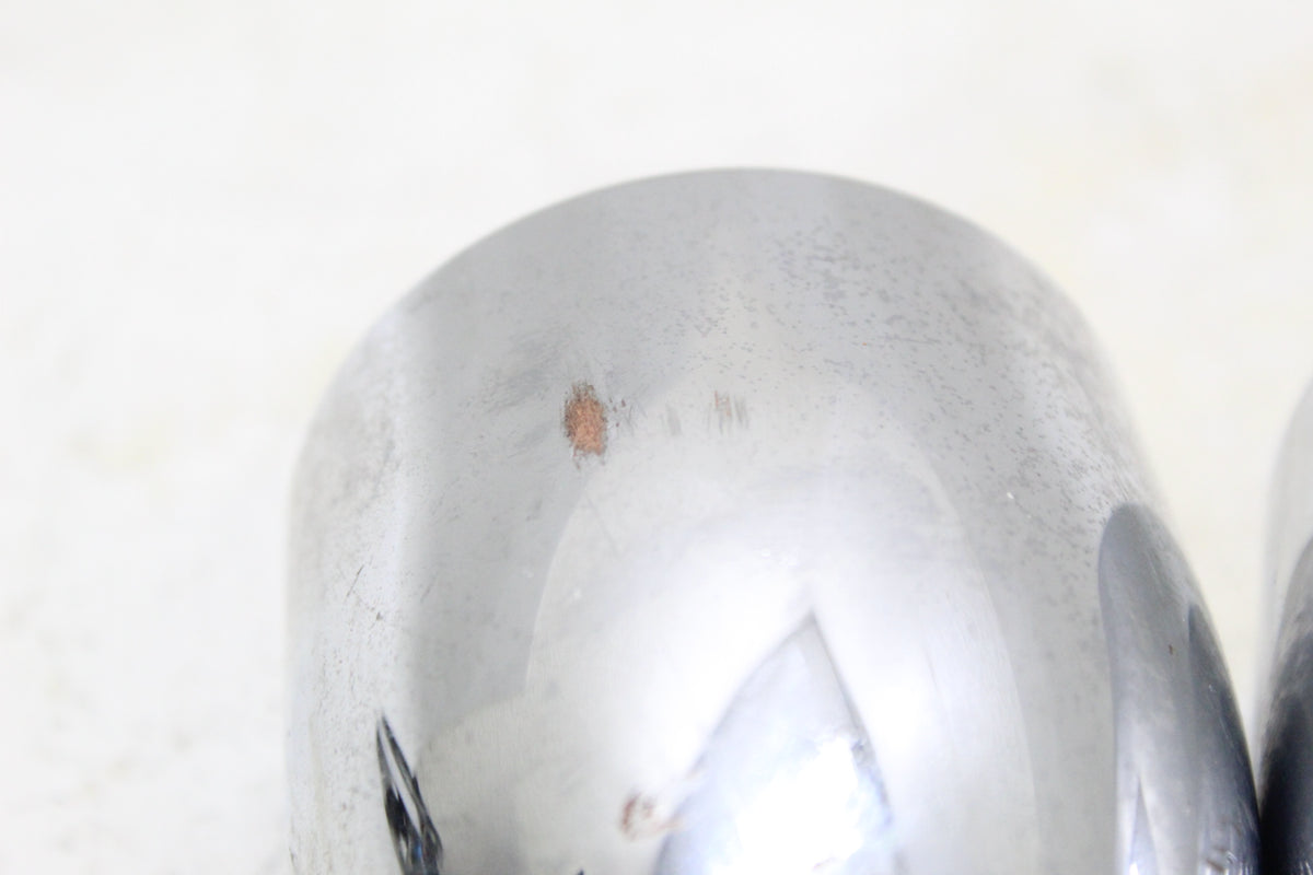 2005 KAWASAKI VULCAN 1500 VN1500 Chrome Bullet Front Axle Nut Covers Pair