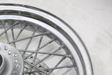 2007 YAMAHA XVS650 V STAR 650 OEM FRONT WHEEL RIM HUB SPOKES ROTOR