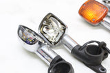 2007 Honda Rebel 250 CMX250CL OEM CHROME FRONT REAR TURN SIGNAL LIGHTS SET OF 4