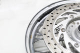 2007 YAMAHA XVS650 V STAR 650 OEM FRONT WHEEL RIM HUB SPOKES ROTOR