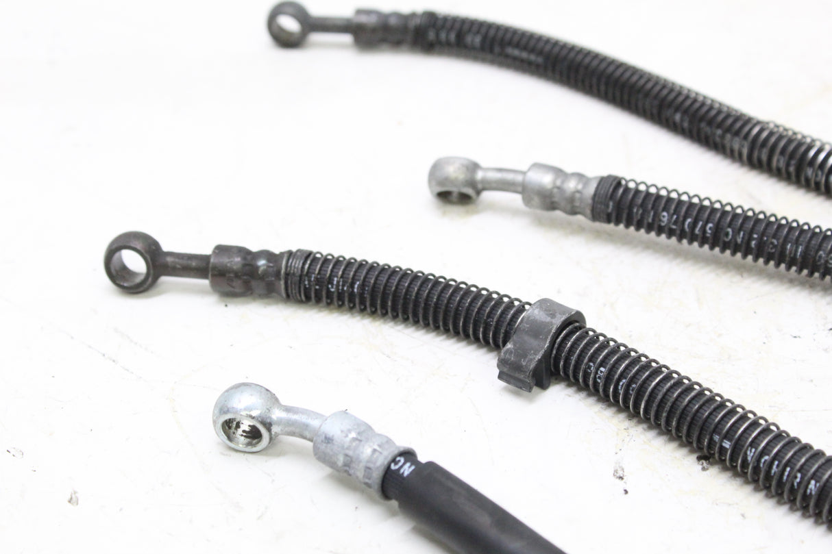 1992 KAWASAKI NINJA 600R ZX600C OEM FRONT REAR BRAKE HOSES LINES SET