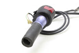 2007 Yamaha YZF R6S OEM RIGHT CLIP ON HANDLE KILL OFF SWITCH W THROTTLE CABLE