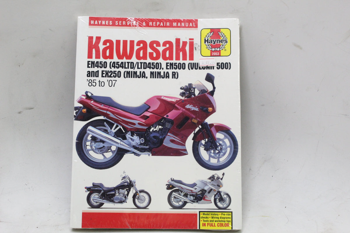 1985-2007 Kawasaki EN450 EN500 EX250 Haynes Service Repair Manual