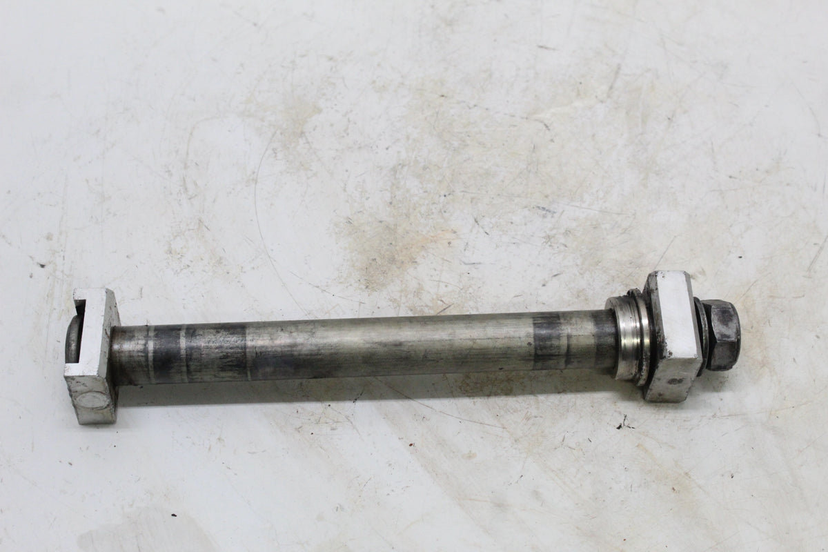 2009 Yamaha YZF R6S OEM Rear Wheel Axle With Adjuster Blocks And Nut