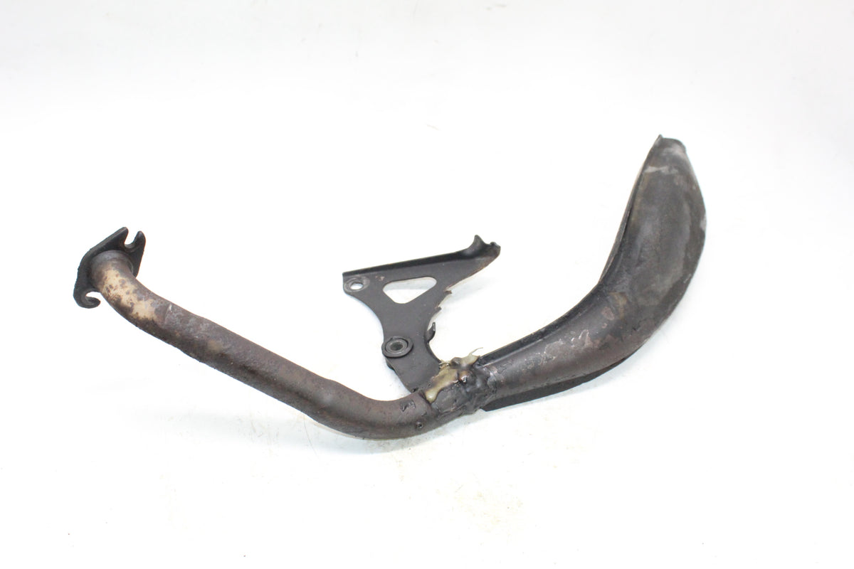2002 Yamaha Zuma 50 YW50 Exhaust Pipe Expansion Chamber With Mounting Bracket