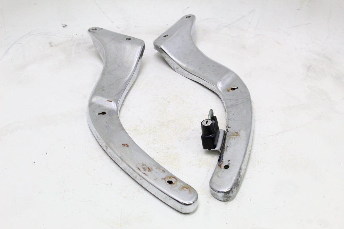 2007 YAMAHA XVS650 V STAR 650 OEM REAR FENDER STRUT RAILS PAIR
